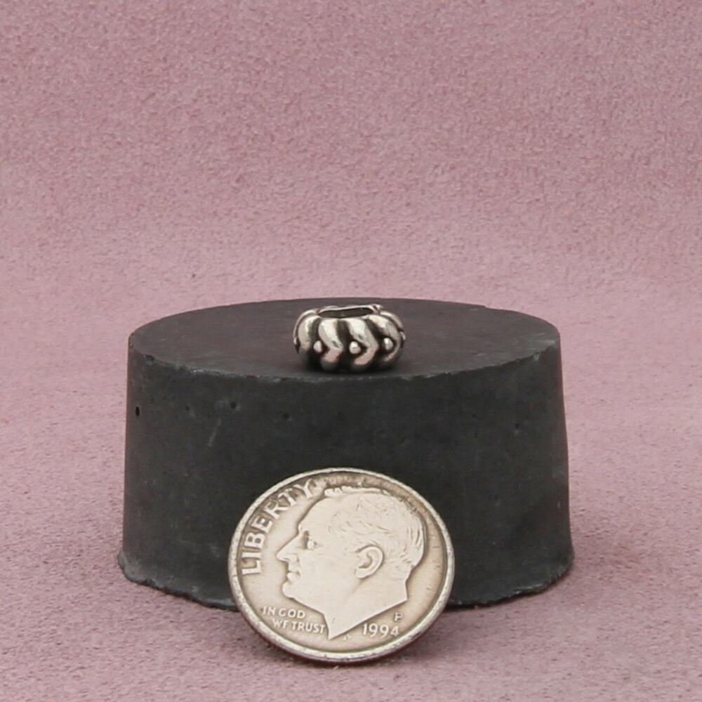 pandora sterling silver heart beats spacer bead charm - Picture 3 of 3